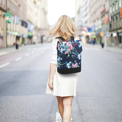 Damen Rucksack Elegant Daypack Laptopfach 15,6 Zoll Wasserdicht Blau