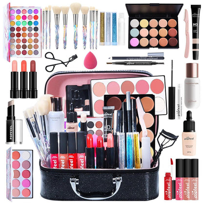 Professionelles Make-up Set mit Schminkkoffer – Kosmetik Geschenkset