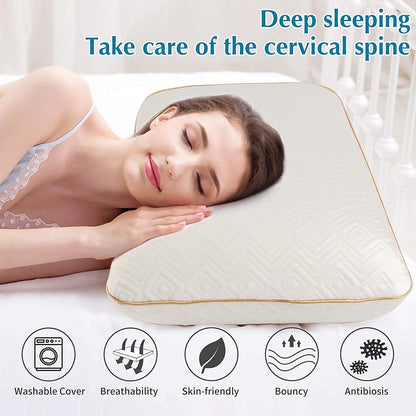 Memory Foam Nackenkissen mit abnehmbarem Bezug