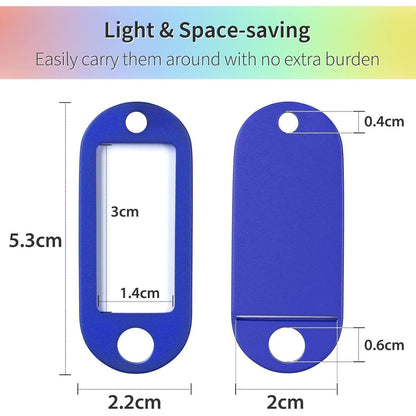20er-Pack Robuste Schlüsselanhänger mit Geteiltem