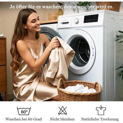 ATsense 2er Set Kissenbezug 100% Baumwolle Weiß 40x40 cm