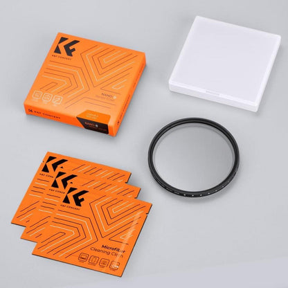 K&F Concept 67mm Variabler ND Filter ND2-ND400 Slim Neutral Graufilter
