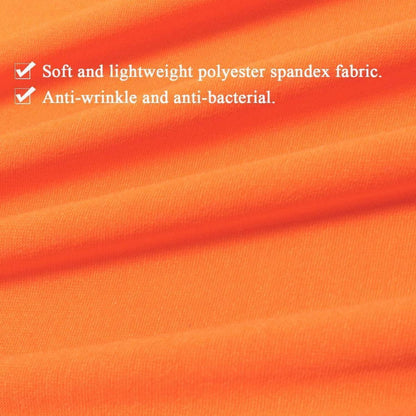 Esszimmer Stuhlhussen 4er Set – Abnehmbar & Elastisch Orange