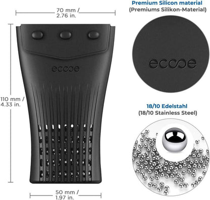 Edelstahl Reinigungsperlen 1200 Kugeln mit Silikonbeutel für Dekanter Karaffen