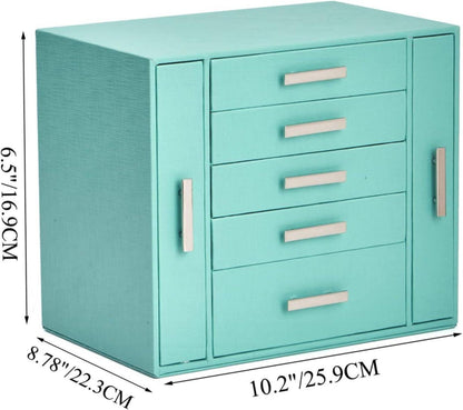 Schmuckschatulle Schmuck-Organizer Teenager Mädchen Frauen