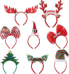 Rentier Geweih Haarreif Weihnachten Ohren Haarband Kopfschmuck