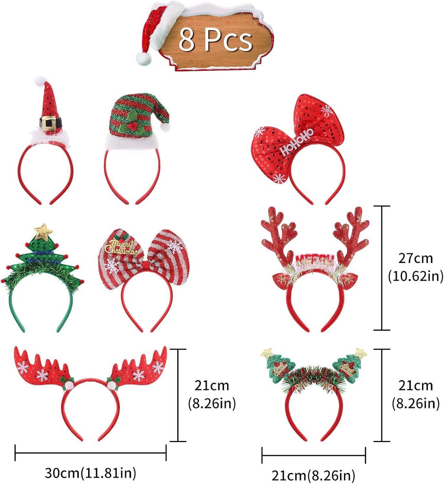 Rentier Geweih Haarreif Weihnachten Stirnband Haarschmuck