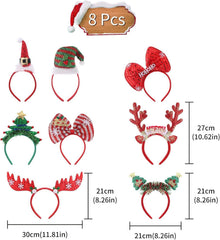 Rentier Geweih Haarreif Weihnachten Stirnband Haarschmuck