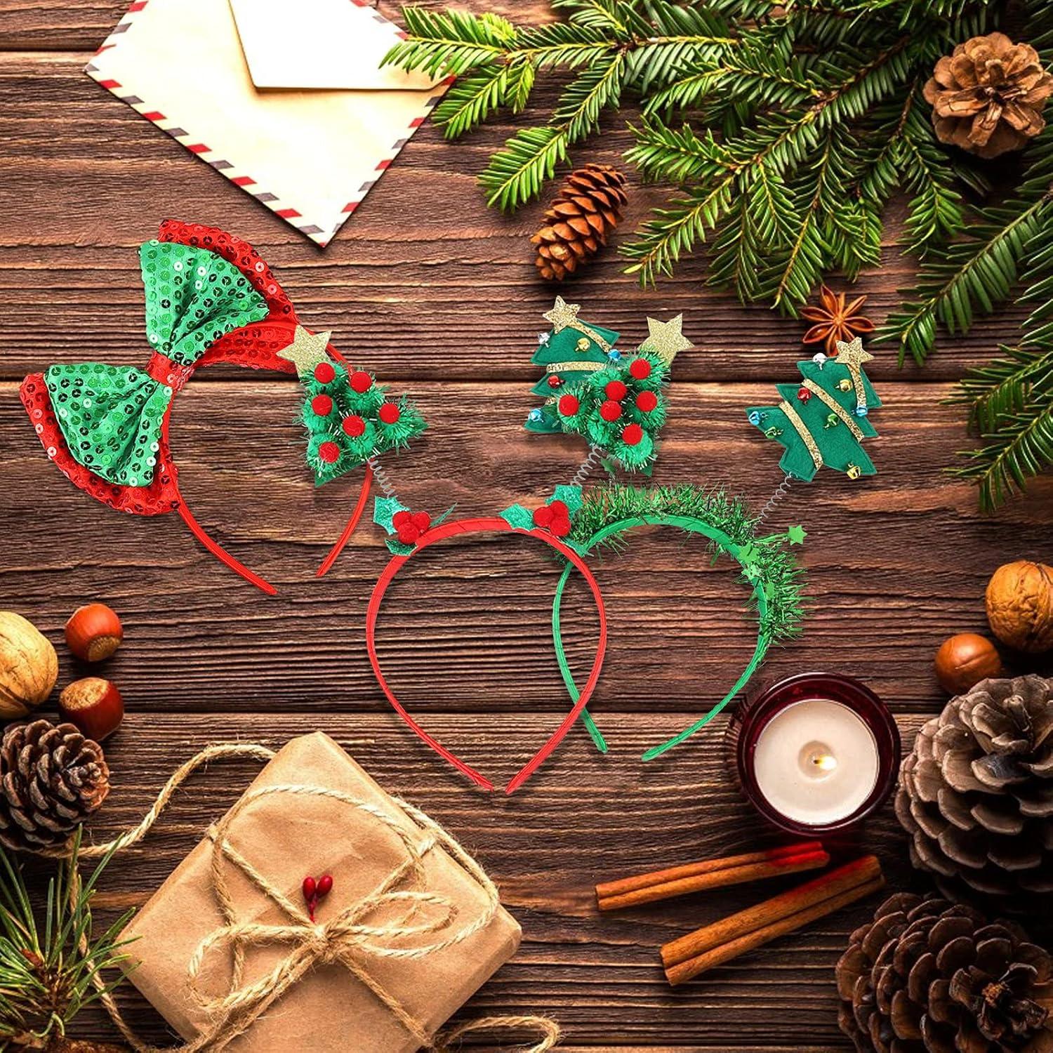 Rentier Geweih Haarreif Weihnachten Stirnband Weihnachtsfeier Cosplay