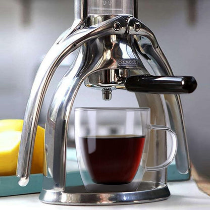 Doppelwandige Espressotassen 160ml 2er Set Henkelglas Teetassen