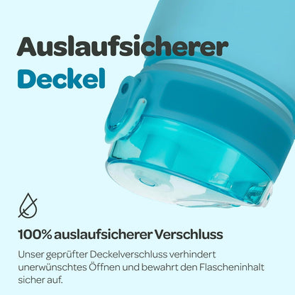 Hydracy Trinkflasche mit Fruchteinsatz 1L BPA-frei Auslaufsicher