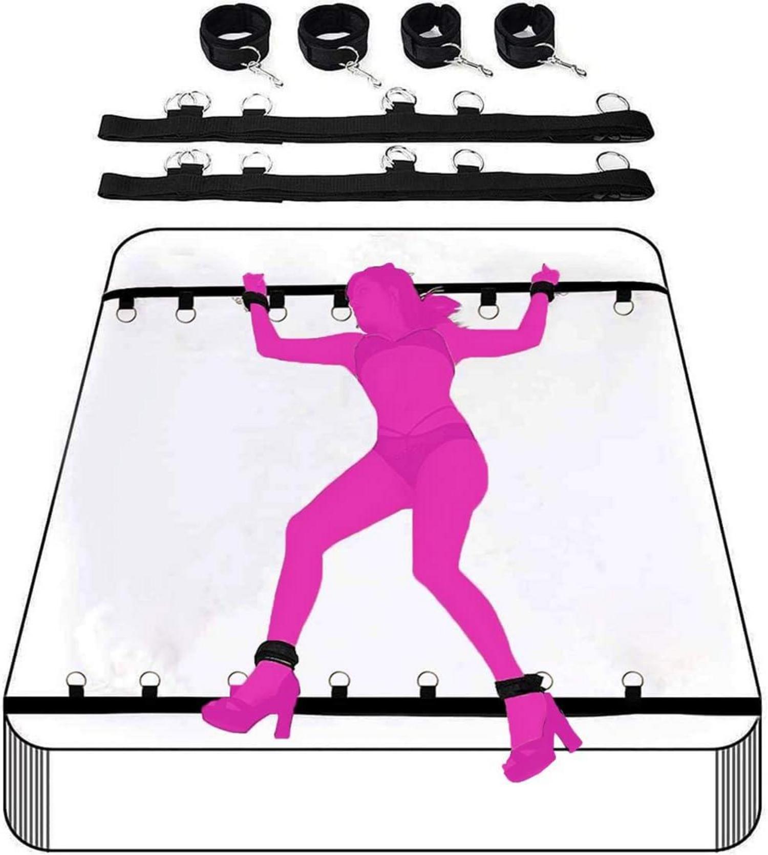 Bondage Bettfesseln Set Sexspielzeug Paare Frauen SM BDSM