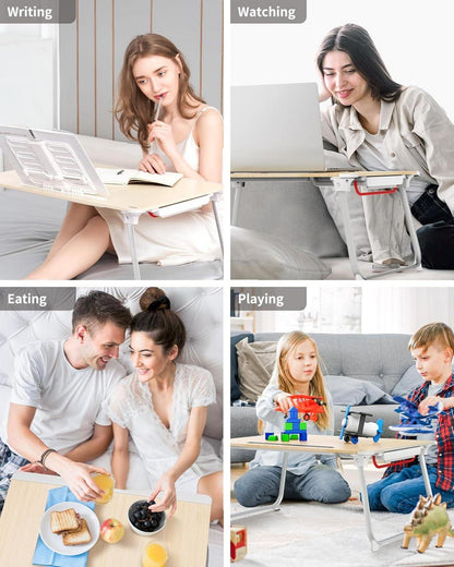Laptop Tablett Bett Tisch XXL klappbar Boden Sofa Essen Arbeiten Spielen Lesen