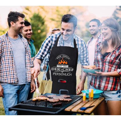 Grillbesteck Set mit Koffer 20 tlg Edelstahl Grill Geschenke