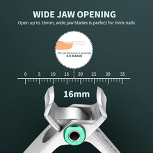 Nagelknipser für dicke Nägel 16 mm Wide Kieferöffnung aus