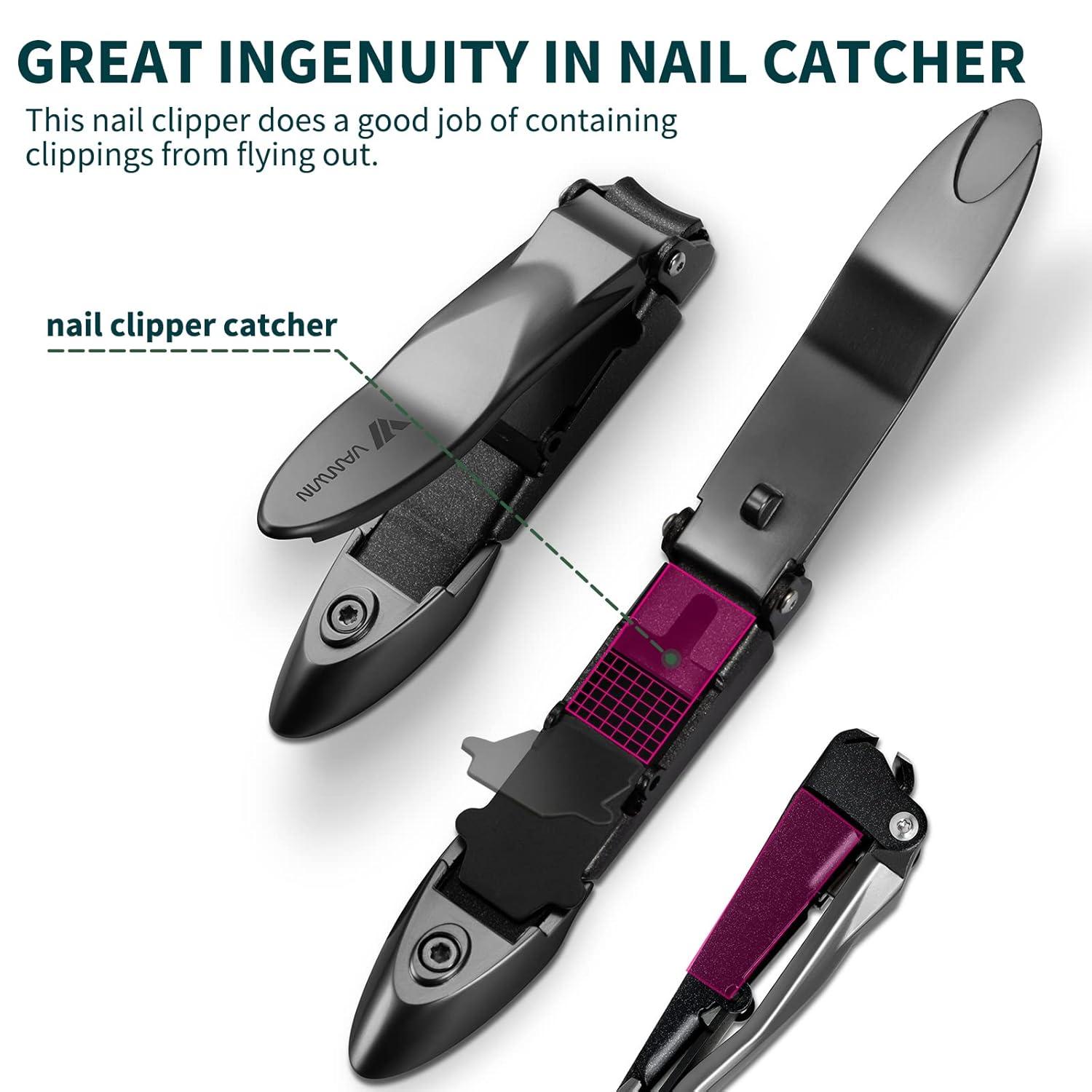 Nagelknipser mit Auffangbehälter und Ergonomischem Hebel