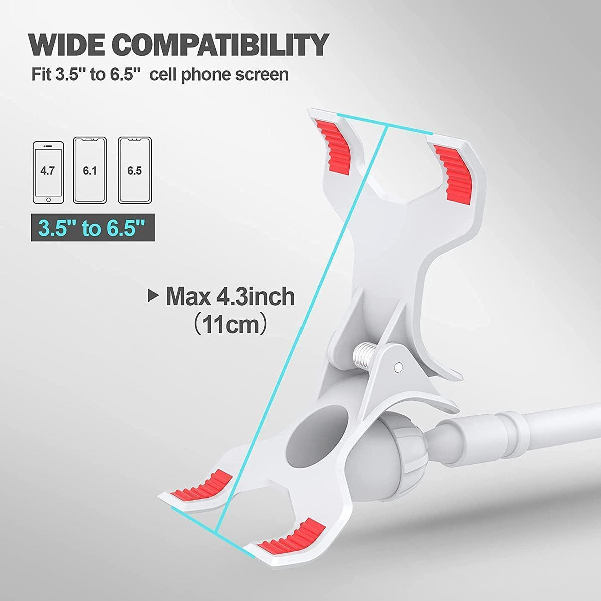 Flexibler Schwanenhals Handyhalter für Bett & Sofa