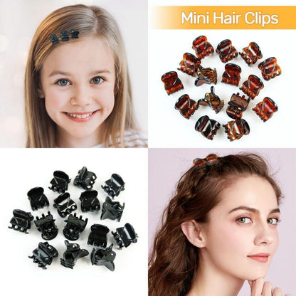 Mini Haarspangen Set, 30Pcs Haarklammern für Damen Mädchen