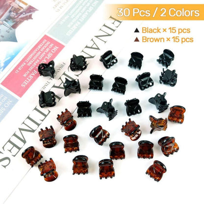 Mini Haarspangen Set, 30Pcs Haarklammern für Damen Mädchen