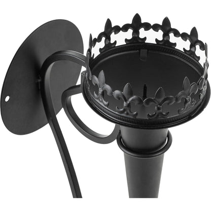 Moderne Wandkerzenhalter für Stumpenkerzen, 43 cm hoch, 2