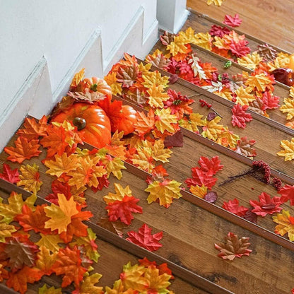 300 Herbstahornblätter künstliche Herbstblätter gemischte