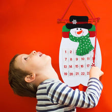 TAZEMAT Adventskalender Schneemann Filz Stoff Tüten Kinder