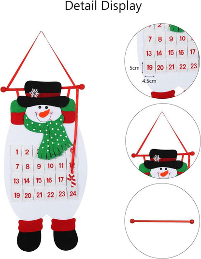 Adventskalender zum Befüllen 2024 Weihnachts Countdown mit 24 Tüten