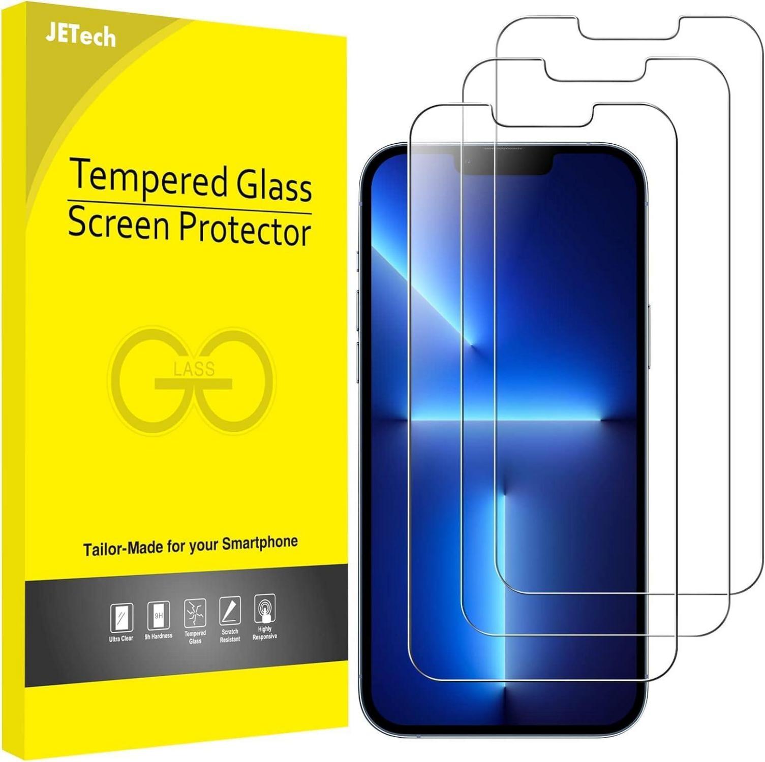 iPhone 13 Pro Schutzfolie aus gehärtetem Glas 3 Stück