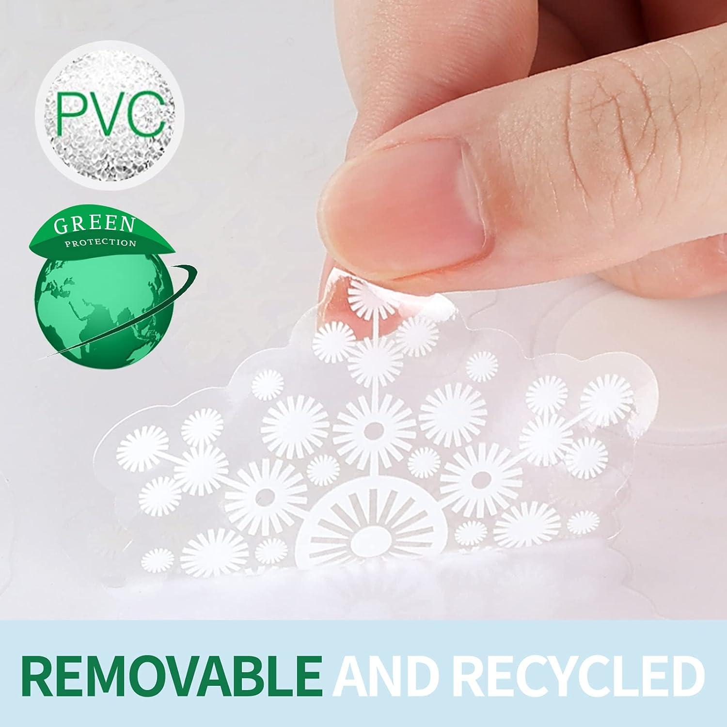 Weihnachtsfensterbilder Schneeflocken Fenstersticker 8 Blätter