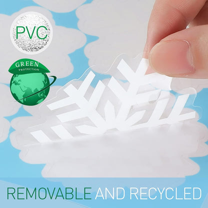 Fensterbilder Weihnachten 8 Blätter Fensteraufkleber Fenstersticker