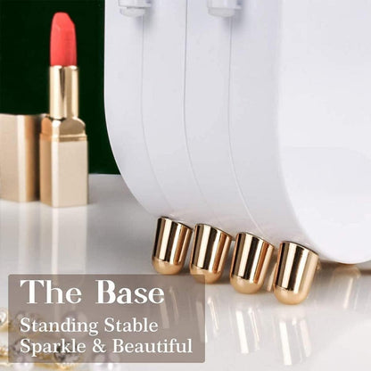 Faltbares Schmuckkästchen Spiegel Dunkelgrün Hoch Kapazität