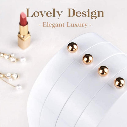 Faltbares Schmuckkästchen Spiegel Dunkelgrün Hoch Kapazität