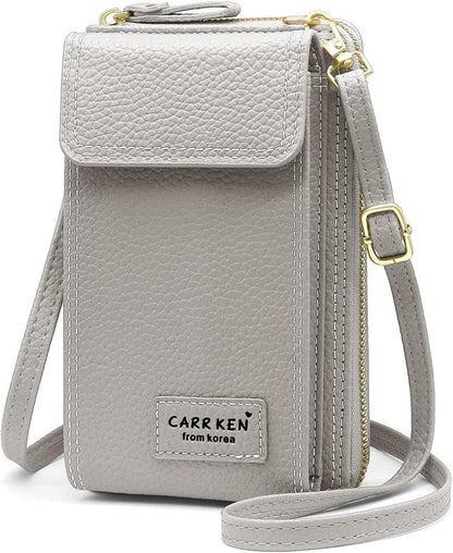 Handytasche Frauen PU Leder Umhängetasche Crossbody Tasche