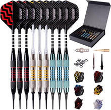 Dartpfeile mit Kunststoffspitze 18g, 50 Zusatzspitzen
