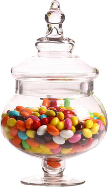 Glas Bonbonglas mit Deckel für Süßigkeiten, Hochzeit, Candybar