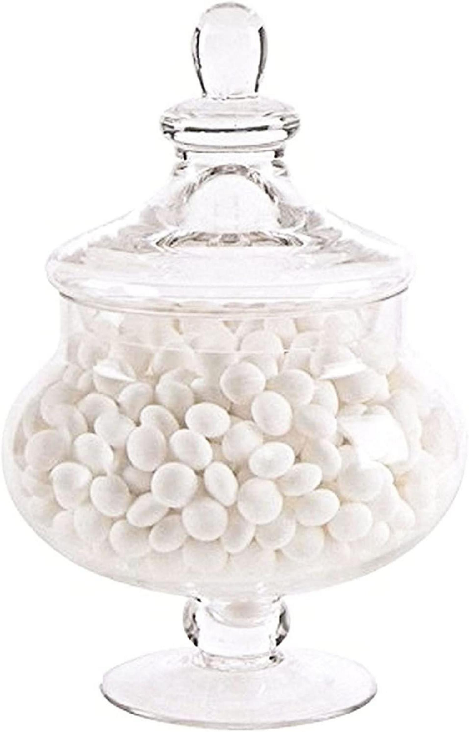 Deckel Bonbonglas Glas Transparent Süßigkeiten Hochzeit