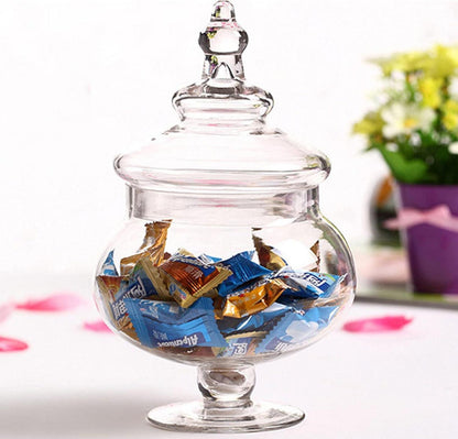 FCQLFYF Bonbonglas Aufbewahrungsglas Transparenter Deckel Candybar
