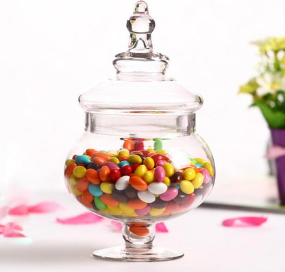 FCQLFYF Bonbonglas Aufbewahrungsglas Transparenter Deckel Candybar