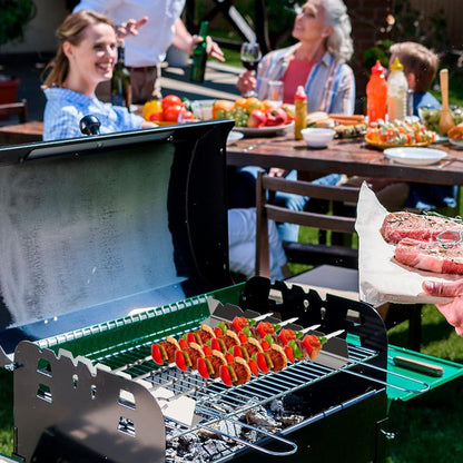 Grillspieße Schaschlikspieße + Halterung 6 Pack Grillzubehör