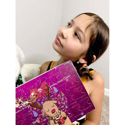 MJartoria Schmuck Adventskalender 2024 Einhorn Weihnachten