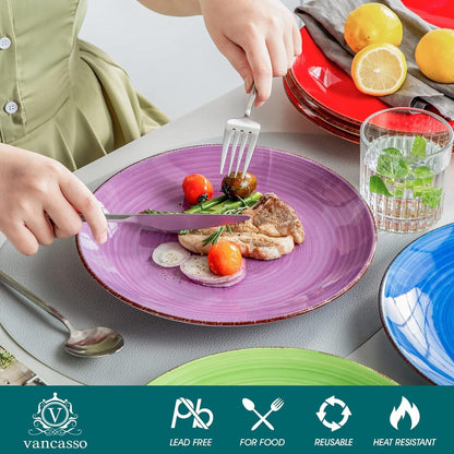 18-teiliges Steingut Kombiservice, Tafelservice für 6 Personen