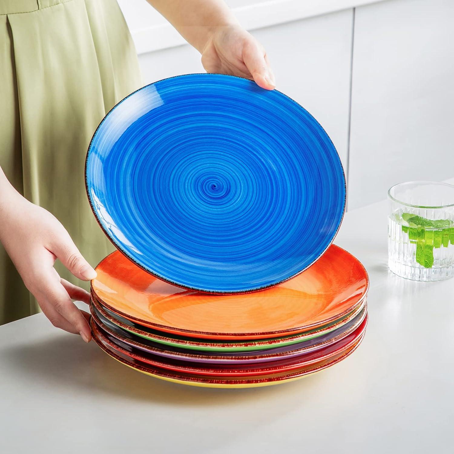 Tafelservice Steingut 18-teiliges Ess Geschirrset 6 Personen