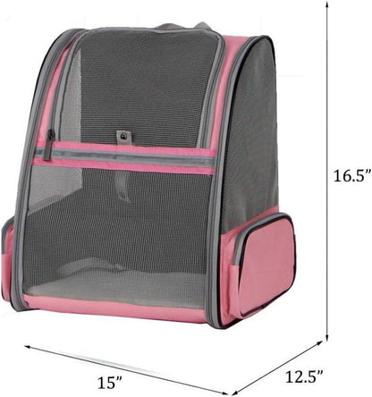 Katzenrucksack volle Belüftung Haustier-Tragerucksack für