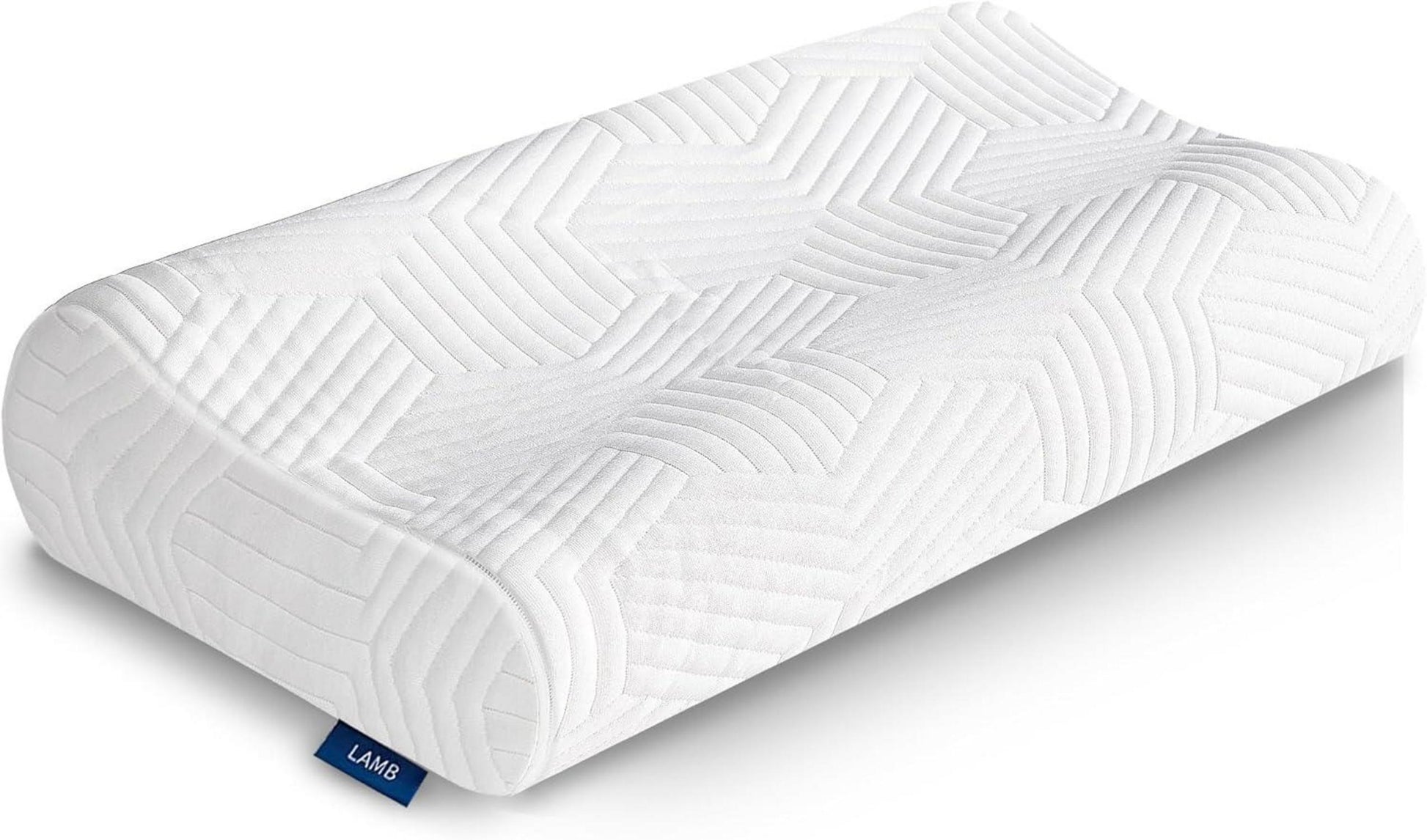 Orthopädisches Memory Foam Nackenstützkissen mit Bezug in