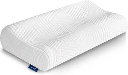 Orthopädisches Memory Foam Nackenstützkissen mit Bezug in
