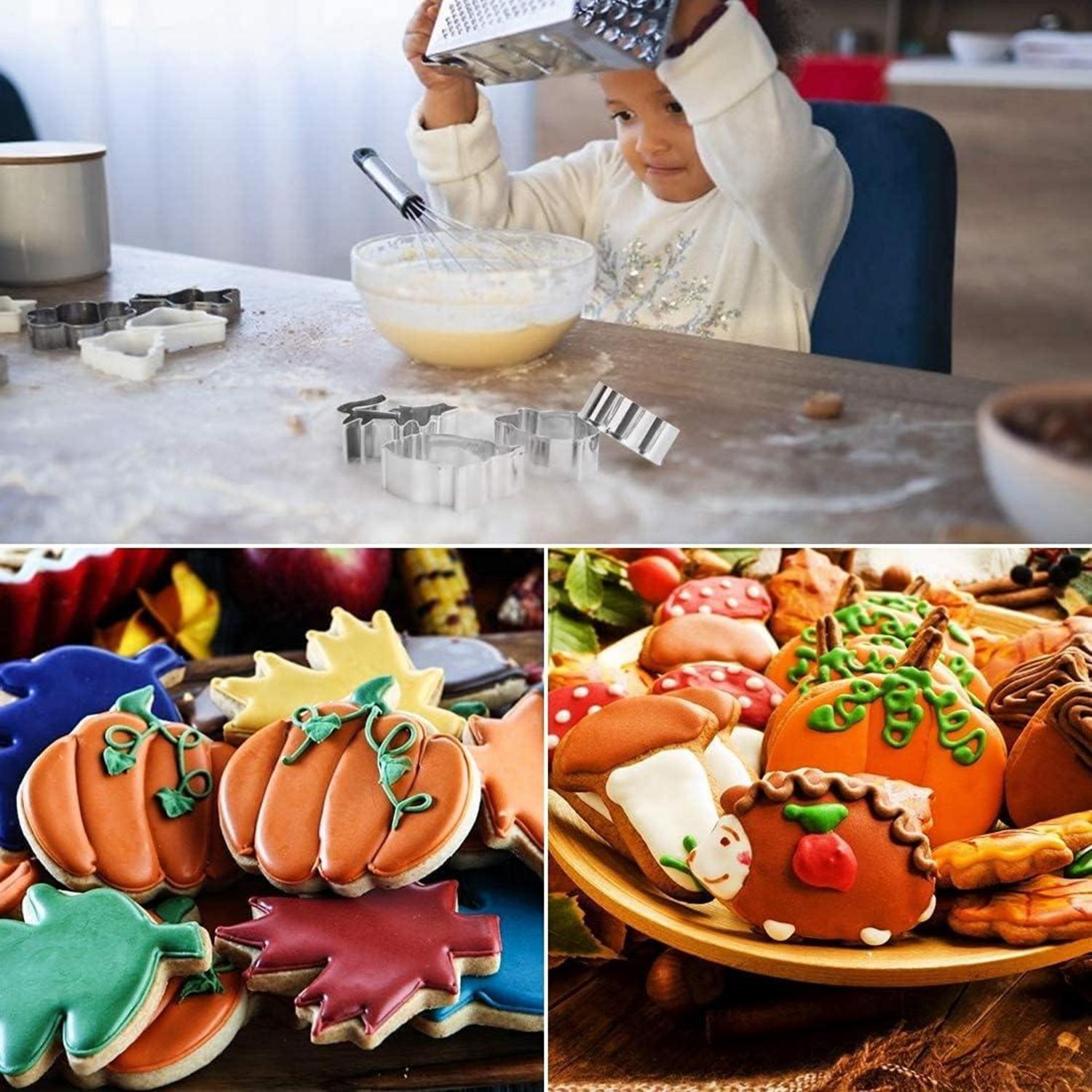 Herbst Erntedankfest Ausstechformen Set Edelstahl 10 Stück