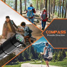 BIIB Taktischer Stift Multitool mit Kompass LED 8 IN 1