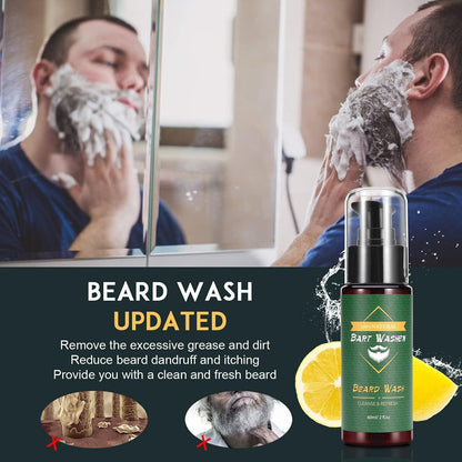 Bartpflege Set Männer 9-tlg mit Natürlichen Inhaltsstoffen