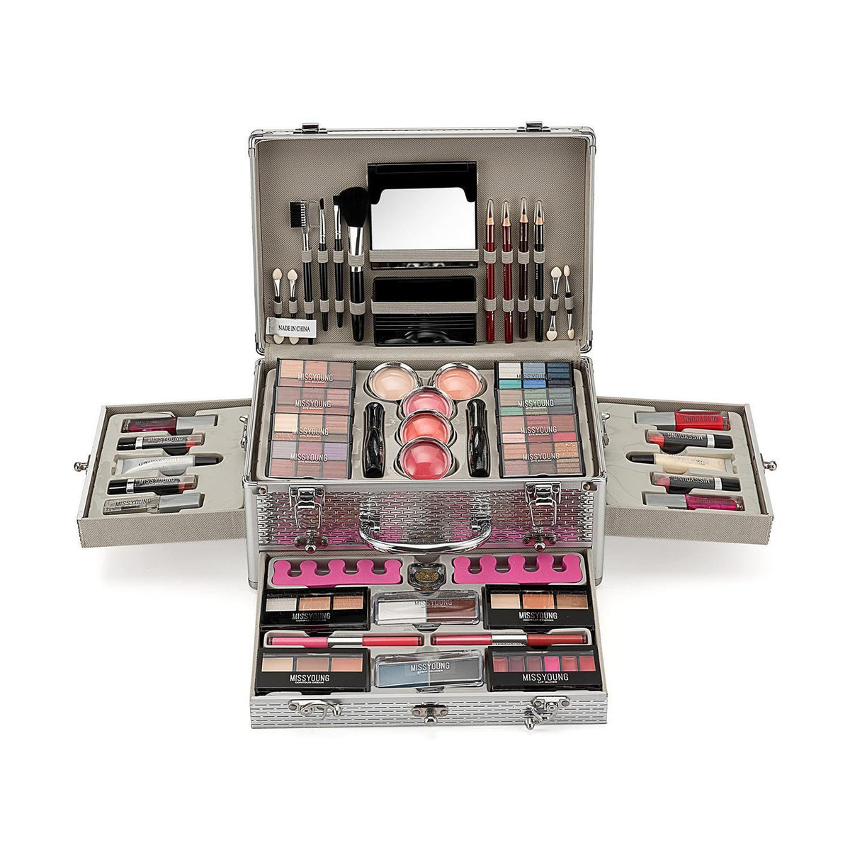 Make-Up Geschenkset für Gesicht, Augen & Lippen