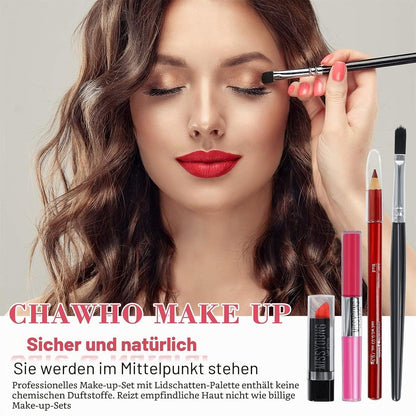 Make-Up Geschenkset für Gesicht, Augen & Lippen